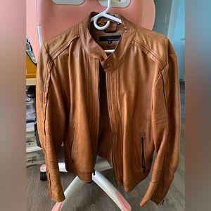 Brown Wilson’s Leather Jacket. Genuine leather
